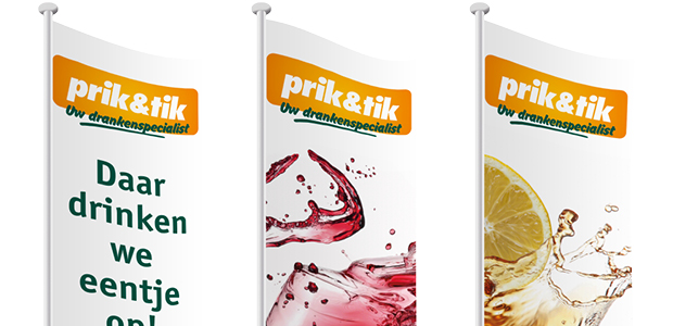 Het nieuwe logo van Prik&Tik