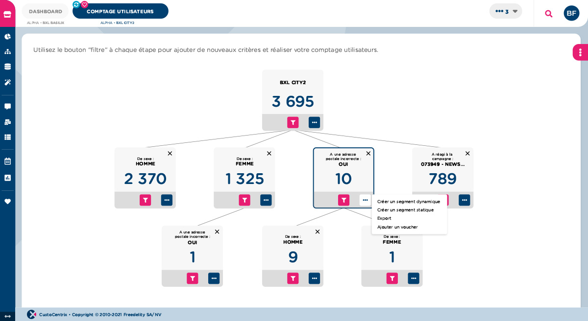 Nouvelle interface de comptage: plus claire, plus rapide, plus intuitive