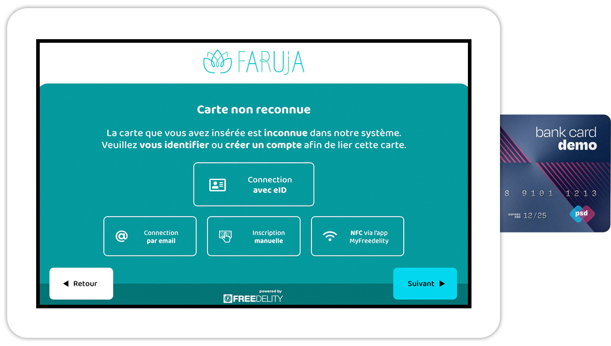 Lecture de carte de paiement sur CustomerScreen : l’identification s’élargit !